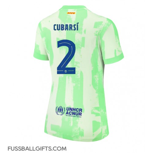 Barcelona Pau Cubarsi #2 Fußballbekleidung 3rd trikot Damen 2024-25 Kurzarm